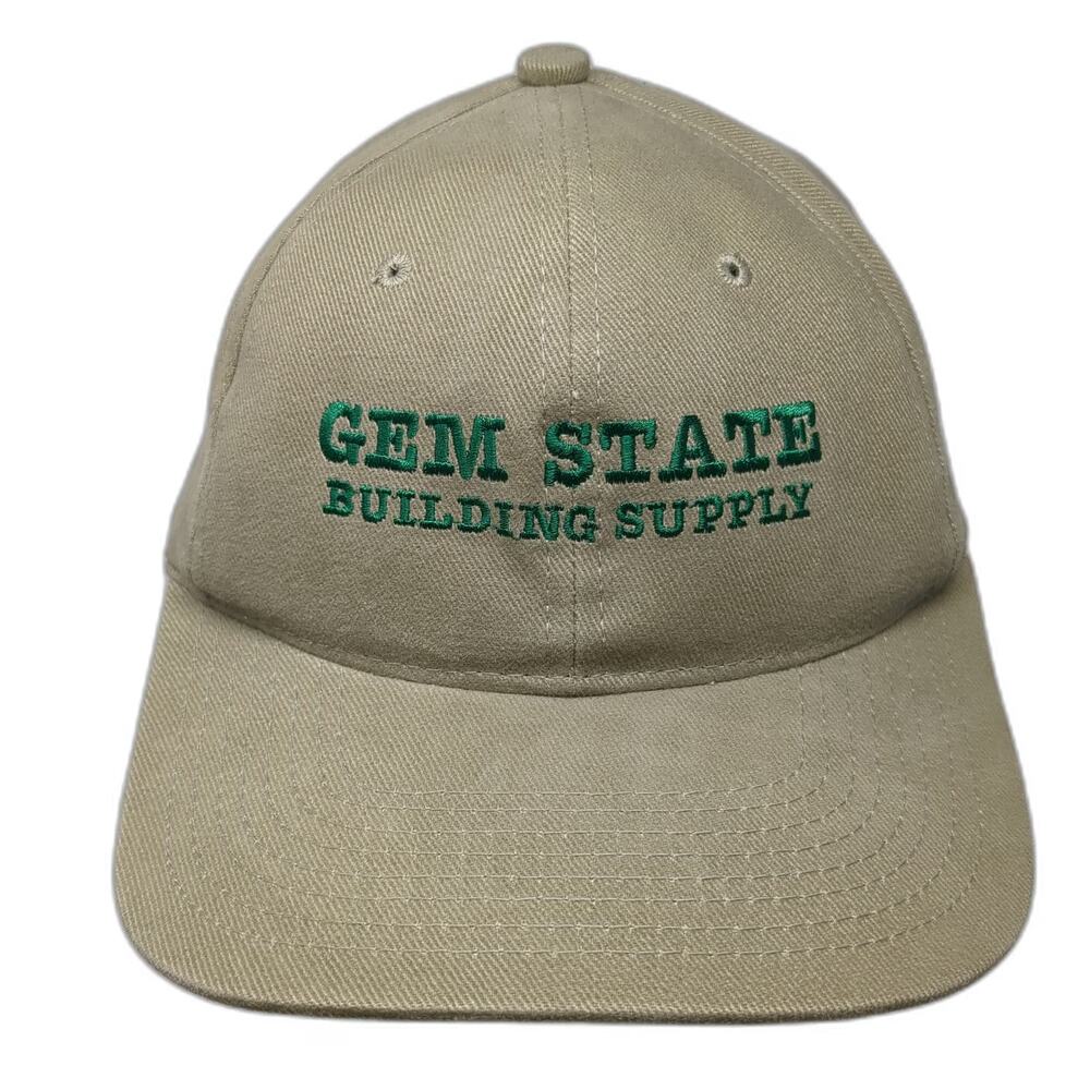 Headliner Gem State Building Supply Baseball Cap Brown One Size Slideback Hat